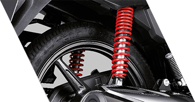 5-step Adjustable Suspension