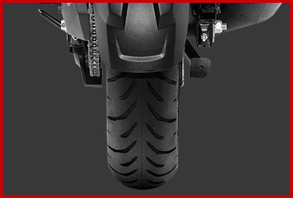 130mm WIDE REAR TYRE