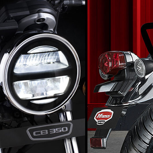 FULL LED HEADLAMP AND TAILLAMP WITH FIRE RING TYPE